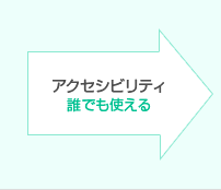 アクセシビリティ　誰でも使える